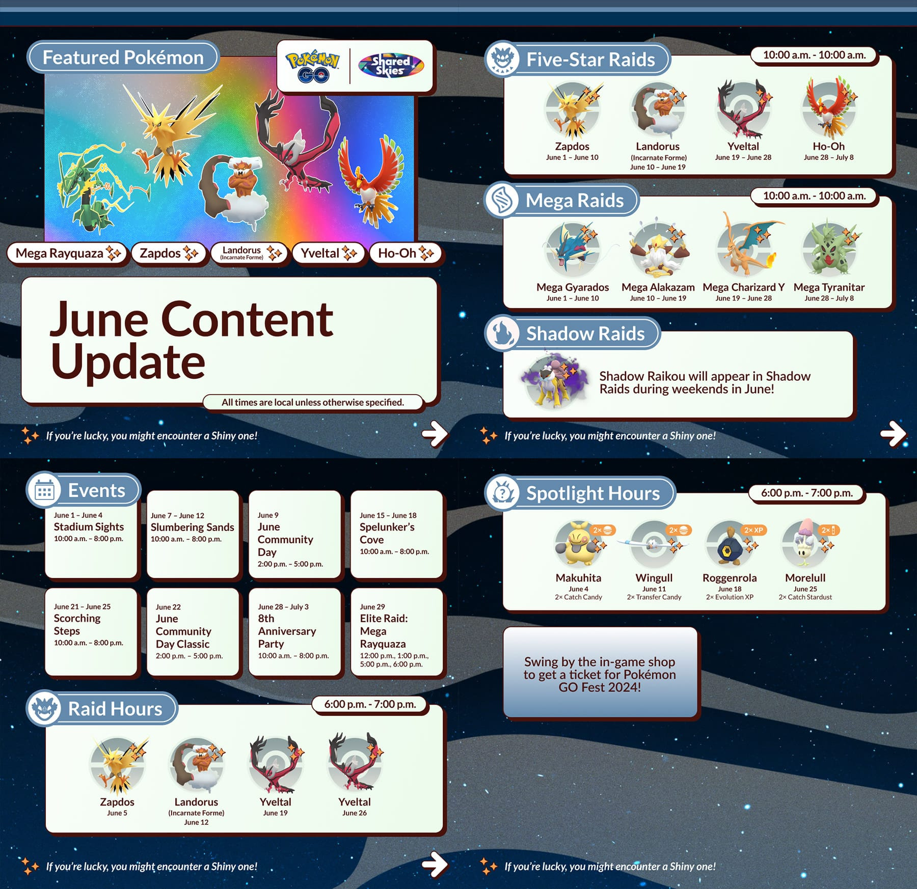 Pokémon Go June 2024 Events Guide | Pokémon Go Hub with Pokemon Go June Calendar 2025