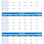 Printable 2Nd Quarter 2025 Calendar Intended For April To June 2025 Calendar