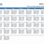Sunrise And Sunset Times In North Las Vegas, Nevada, United States Intended For Las Vegas Calendar June 2025