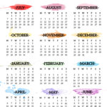 2025 2026 School Year Calendar Free Printable   Paper Trail Design With July 2025 To July 2026 Calendar Printable