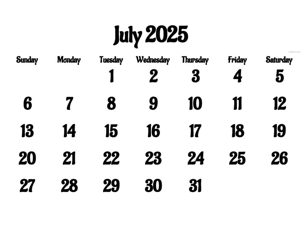 2025 Calendar, Monthly Calendars, With Calendar Maker ✓ Pdf Throughout July 13 2025 Calendar 2025 Calendar, Monthly Calendars, With Calendar Maker ✓ Pdf Throughout July 13 2025 Calendar