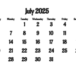 2025 Calendar, Monthly Calendars, With Calendar Maker ✓ Pdf Throughout July 13 2025 Calendar