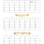 2025 Summer Calendars   27 Free Printables | Printabulls For July Aug Sept 2025 Calendar Printable