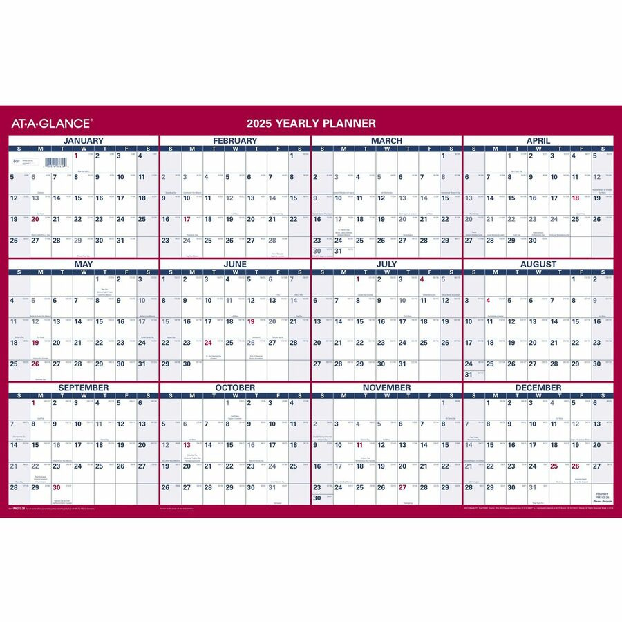 At A Glance Vertical Horizontal Reversible Wall Outlet Within Printable Quadax Julian Calendar 2025 At A Glance Vertical Horizontal Reversible Wall Outlet Within Printable Quadax Julian Calendar 2025