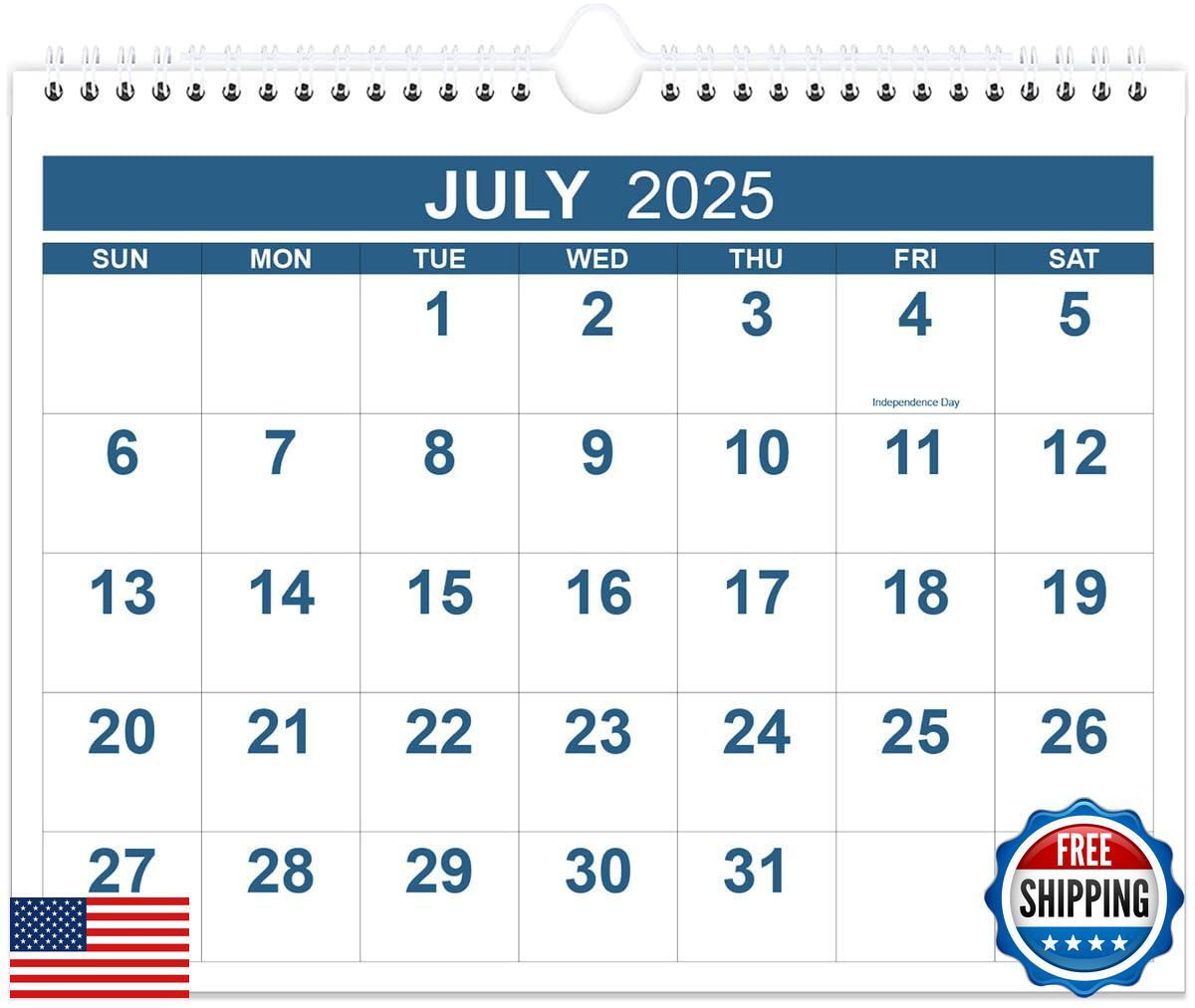 Calendar 2025-2026 - Wall Calendar From July 2025 To December 2026 within July Calendar 2025 Waterproof