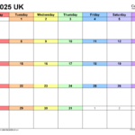 Calendar July 2025 Uk With Pdf, Excel And Word Templates Within July 2025 Calendar Printable Uk
