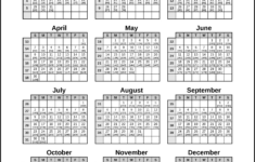 Calendarsthatwork – Julian Week Of The Year for Perpetual Julian 2025 Calendar Printable