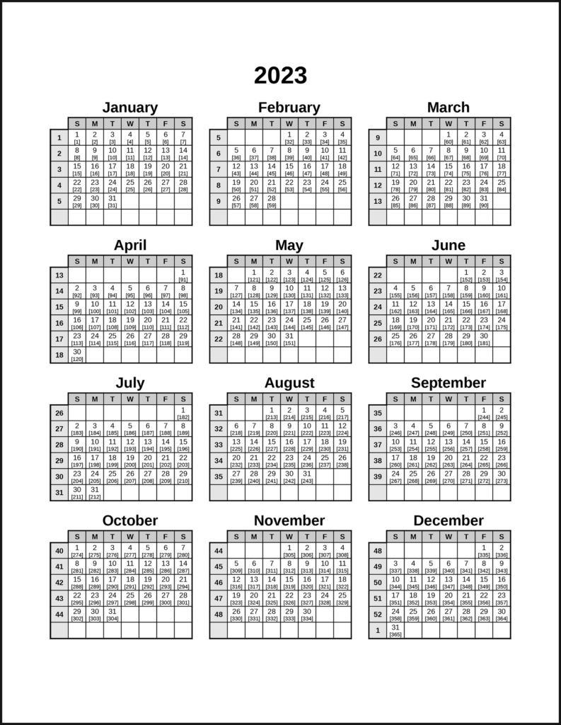 Calendarsthatwork Julian Week Of The Year For Perpetual Julian 2025 Calendar Printable Calendarsthatwork Julian Week Of The Year For Perpetual Julian 2025 Calendar Printable