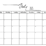 Free 2025 Calendar Template Word | Instant Download Intended For July Calendar 2025 Word