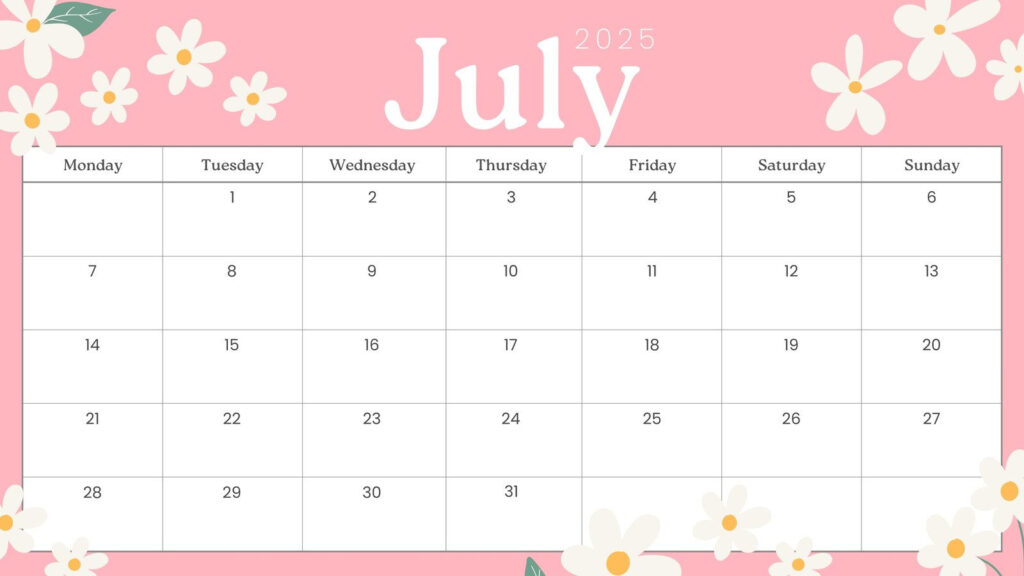 Free Printable, Custom July 2025 Calendar Templates | Canva For Free Editable July 2025 Calendar Free Printable, Custom July 2025 Calendar Templates | Canva For Free Editable July 2025 Calendar