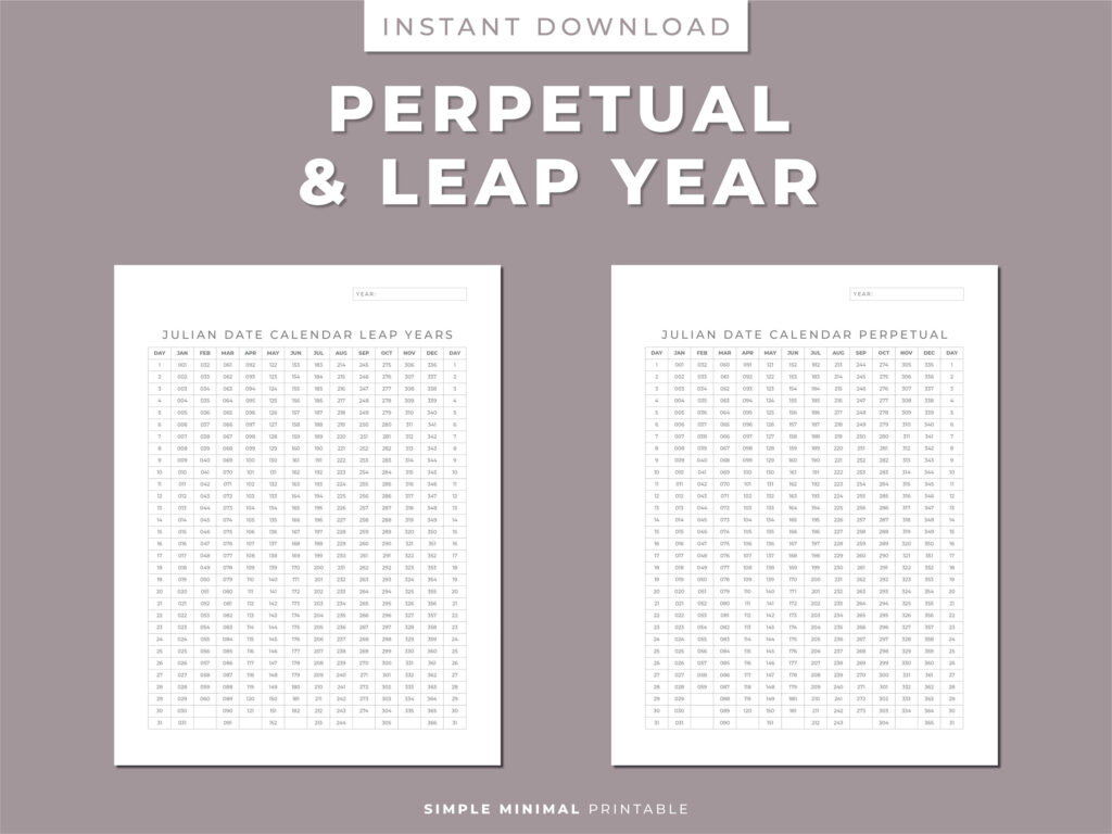 Julian Date Calendar, Project Management, Perpetual/Leap Yr With Regard To Julian Date Calendar Perpetual And Leap Year Printable Julian Date Calendar, Project Management, Perpetual/Leap Yr With Regard To Julian Date Calendar Perpetual And Leap Year Printable