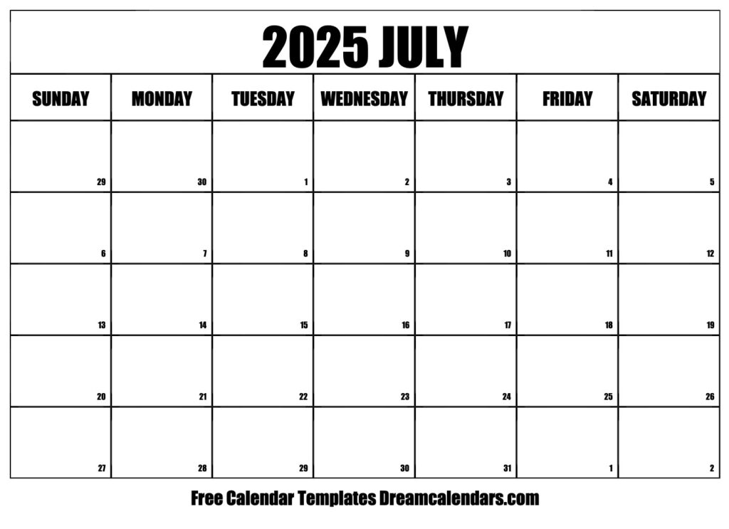 July 2025 Calendar Free Printable With Holidays And Observances With Regard To July 4th 2025 Calendar July 2025 Calendar Free Printable With Holidays And Observances With Regard To July 4th 2025 Calendar