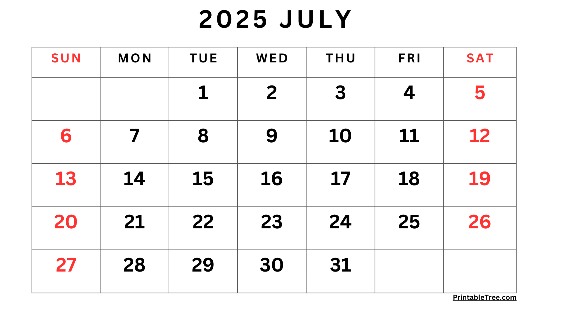 July 2025 Calendar Printable Pdf Template With Holidays within July 19 2025 Calendar