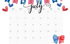 July 2025 Calendar Printables | Entheosweb regarding Cute July 2025 Printable Calendar