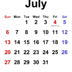 July 2025 Calendar | Templates For Pdf, Excel And Word Inside July Calendar 2025 Word