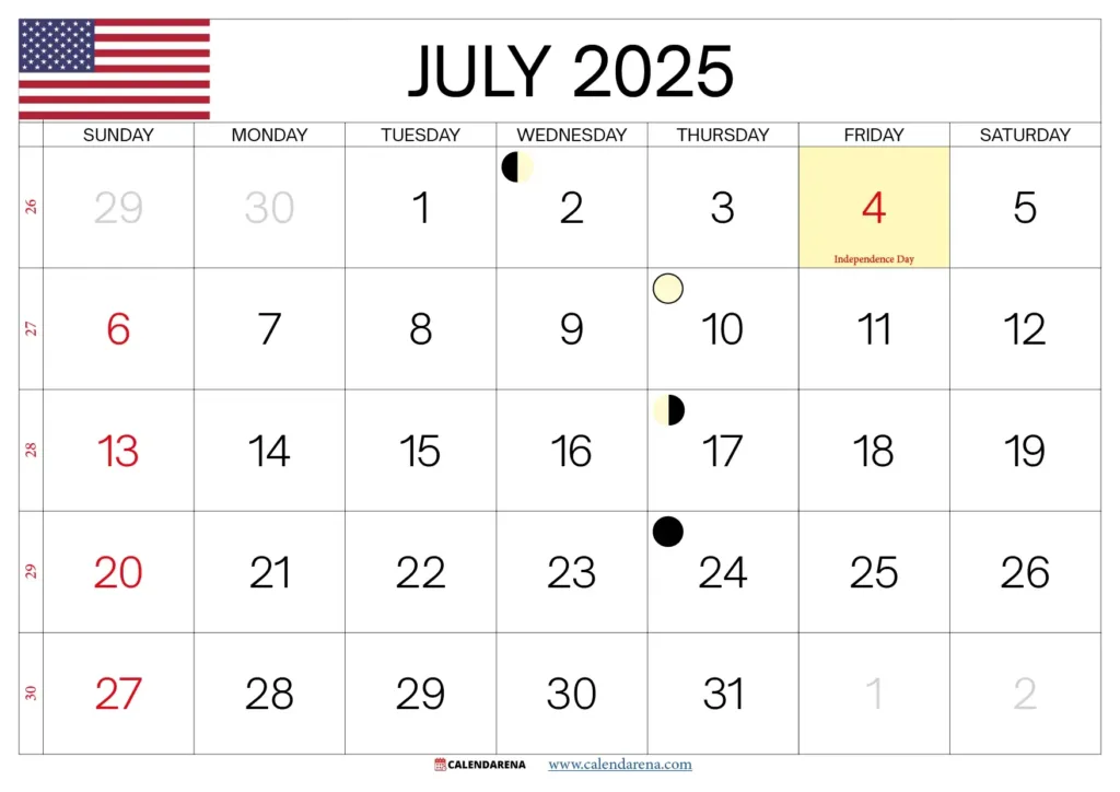 July 2025 Calendar Usa Within July 2025 Holiday Calendar July 2025 Calendar Usa Within July 2025 Holiday Calendar