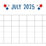 July 2025 Calendars   107 Free Printables | Printabulls Intended For July Calendar 2025 Template Printable