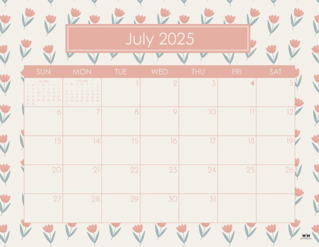 July 2025 Calendars 107 Free Printables | Printabulls Pertaining To July Calendar 2025 Cute July 2025 Calendars 107 Free Printables | Printabulls Pertaining To July Calendar 2025 Cute