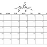 July 2025 Calendars   107 Free Printables | Printabulls Throughout Printable July Blank Calendar 2025