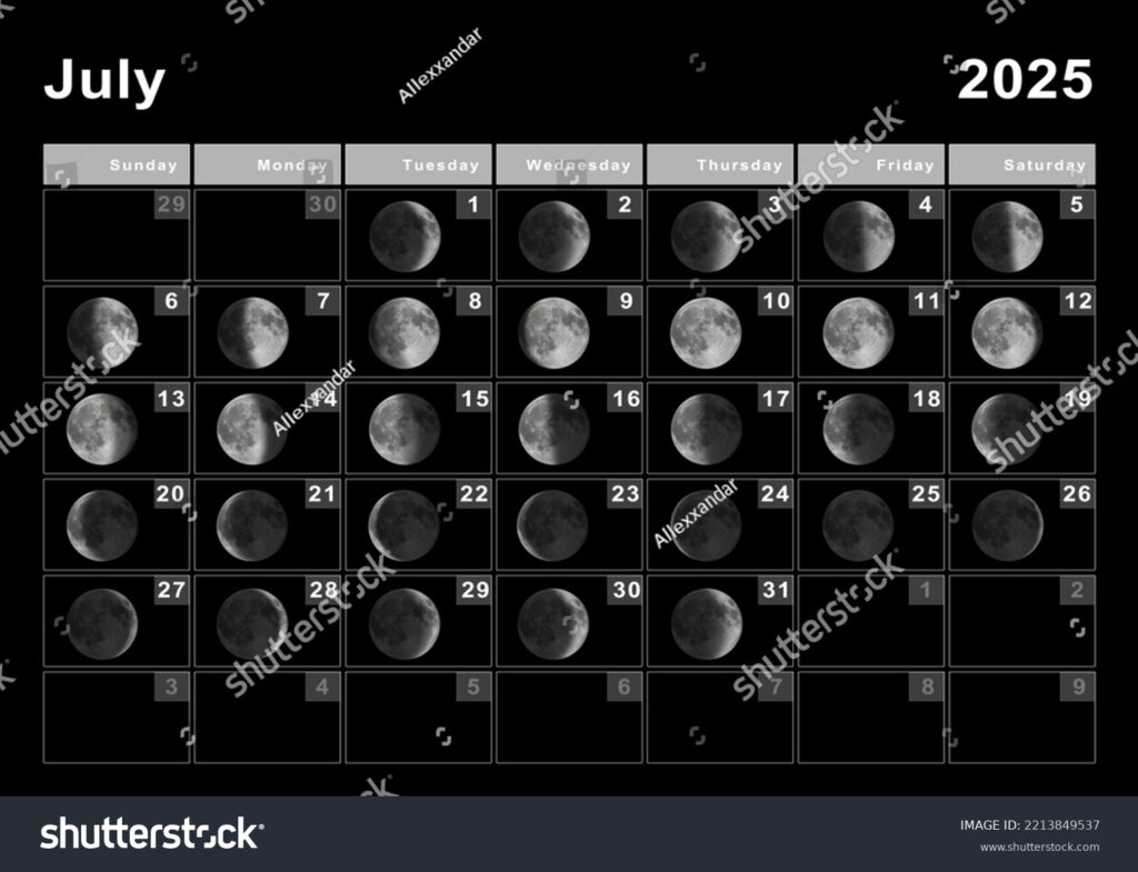 July 2025 Lunar Calendar Moon Cycles Stock Illustration 2213849537 With Regard To Lunar Calendar July 2025 July 2025 Lunar Calendar Moon Cycles Stock Illustration 2213849537 With Regard To Lunar Calendar July 2025