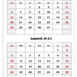 July And August 2025 Calendar Printable Pdf | Two Months Calendar Regarding July August 2025 Calendar