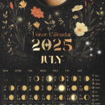 Lunar Calendar 2025: Dates And Moon Phases In Each Sign Pertaining To Lunar Calendar July 2025