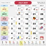 Malaysia Calendar   Malaysia Public & School Holidays 2025 Throughout July Calendar 2025 Malaysia