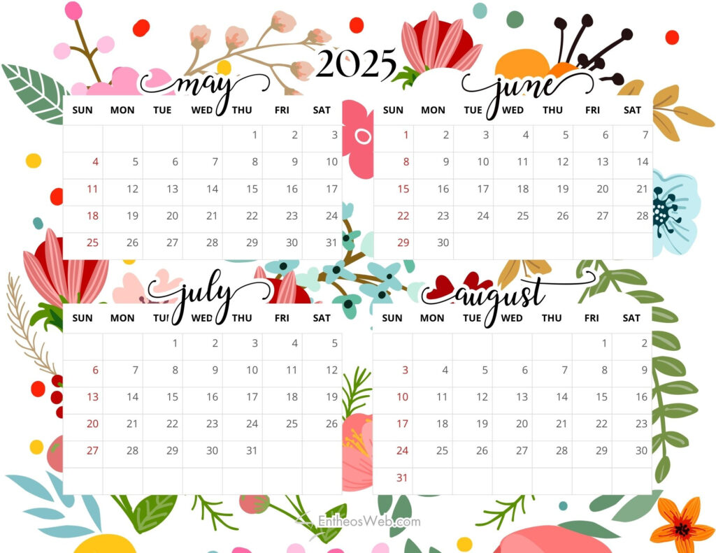 May, June, July, August – 4 Month Calendar | Entheosweb Within 4 Month Calendar May June July August 2025 May, June, July, August – 4 Month Calendar | Entheosweb Within 4 Month Calendar May June July August 2025