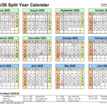 Split Year Calendars 2025/2026 (July To June)   Pdf Templates Within Free Printable Calendar July 2025 To June 2026