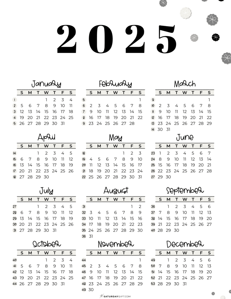 Week Numbers For 2025 What Week Is It? | Saturdaygift Inside 30 Calendar Days Before July 3 2025 Week Numbers For 2025 What Week Is It? | Saturdaygift Inside 30 Calendar Days Before July 3 2025