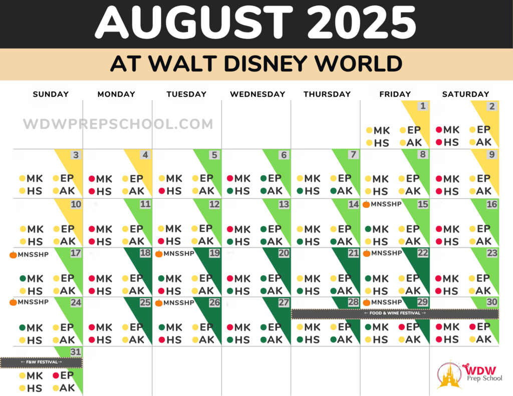 2025 & 2026 Disney World Crowd Calendar (Best Times To Go) For Disney World August 2025 Crowd Calendar 2025 & 2026 Disney World Crowd Calendar (Best Times To Go) For Disney World August 2025 Crowd Calendar