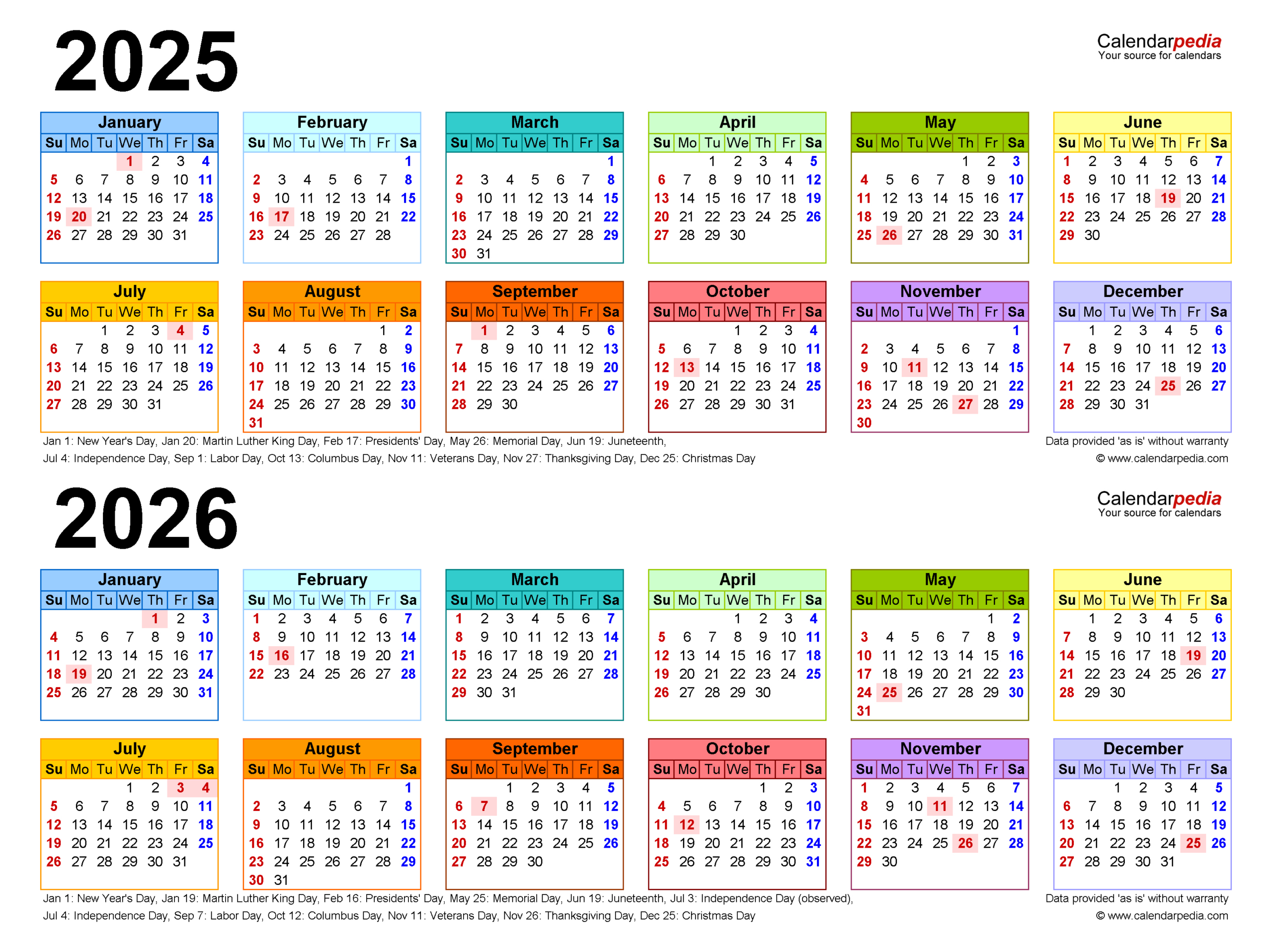 2025-2026 Two Year Calendar - Free Printable Pdf Templates throughout Calendar August 2025 And September 2026