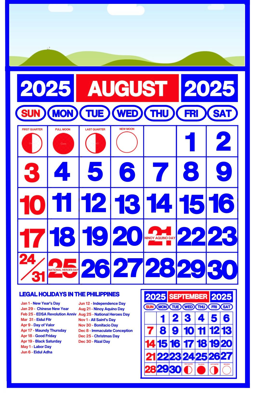 2025 Calendarjyloves - Raket.ph with regard to Show Calendar For August 2025