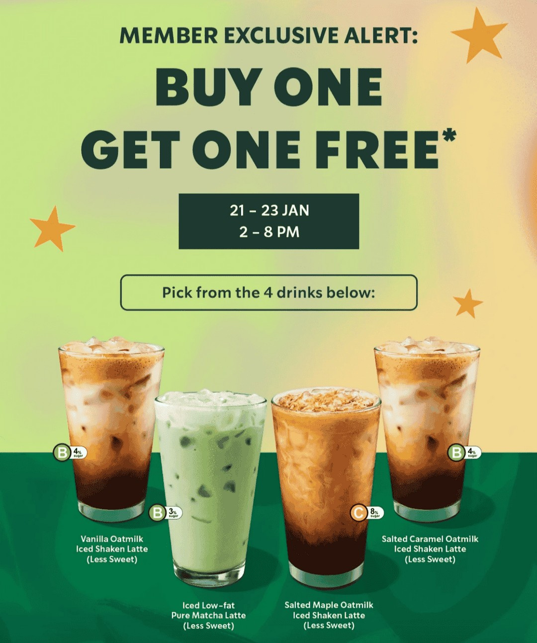 21-23 January 2025: Starbucks: 1-For-1 Venti Drinks Promotion - Sg regarding Starbucks August 2025 Calendar