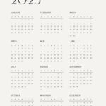 Free 8.5x11 Printable 2025 Calendar   Download PDF VERSION On CalendarCrazePrint.Com