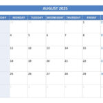 August 2025 Calendar  Calendar.best Throughout August 13 2025 Calendar