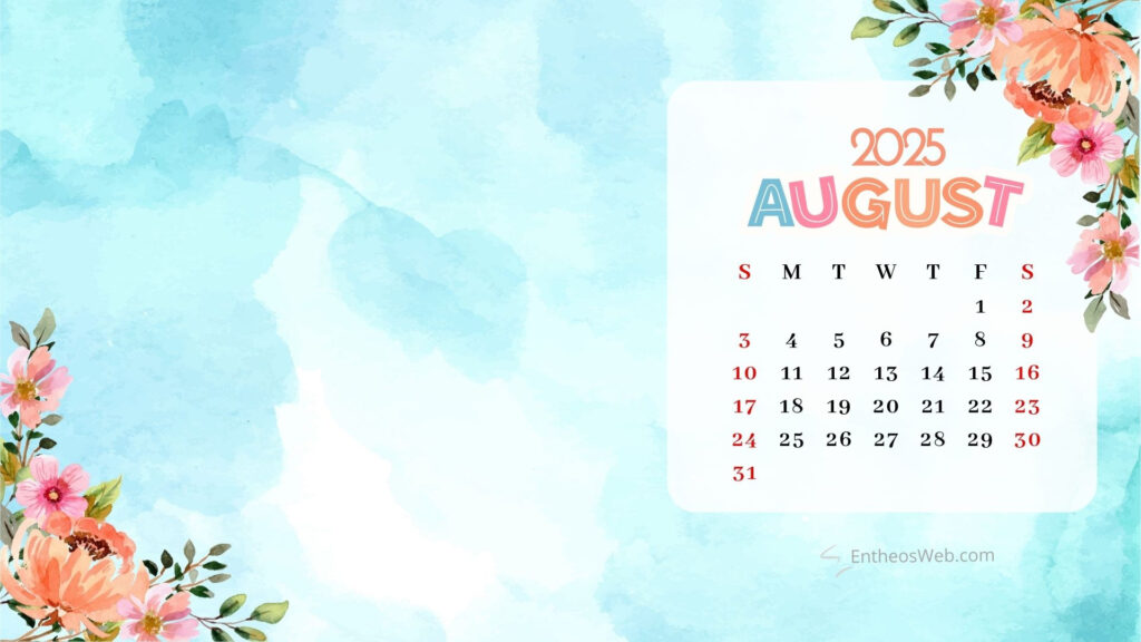August 2025 Calendar Desktop Wallpapers & Screensavers | Entheosweb Intended For August 2025 Desktop Calendar August 2025 Calendar Desktop Wallpapers & Screensavers | Entheosweb Intended For August 2025 Desktop Calendar