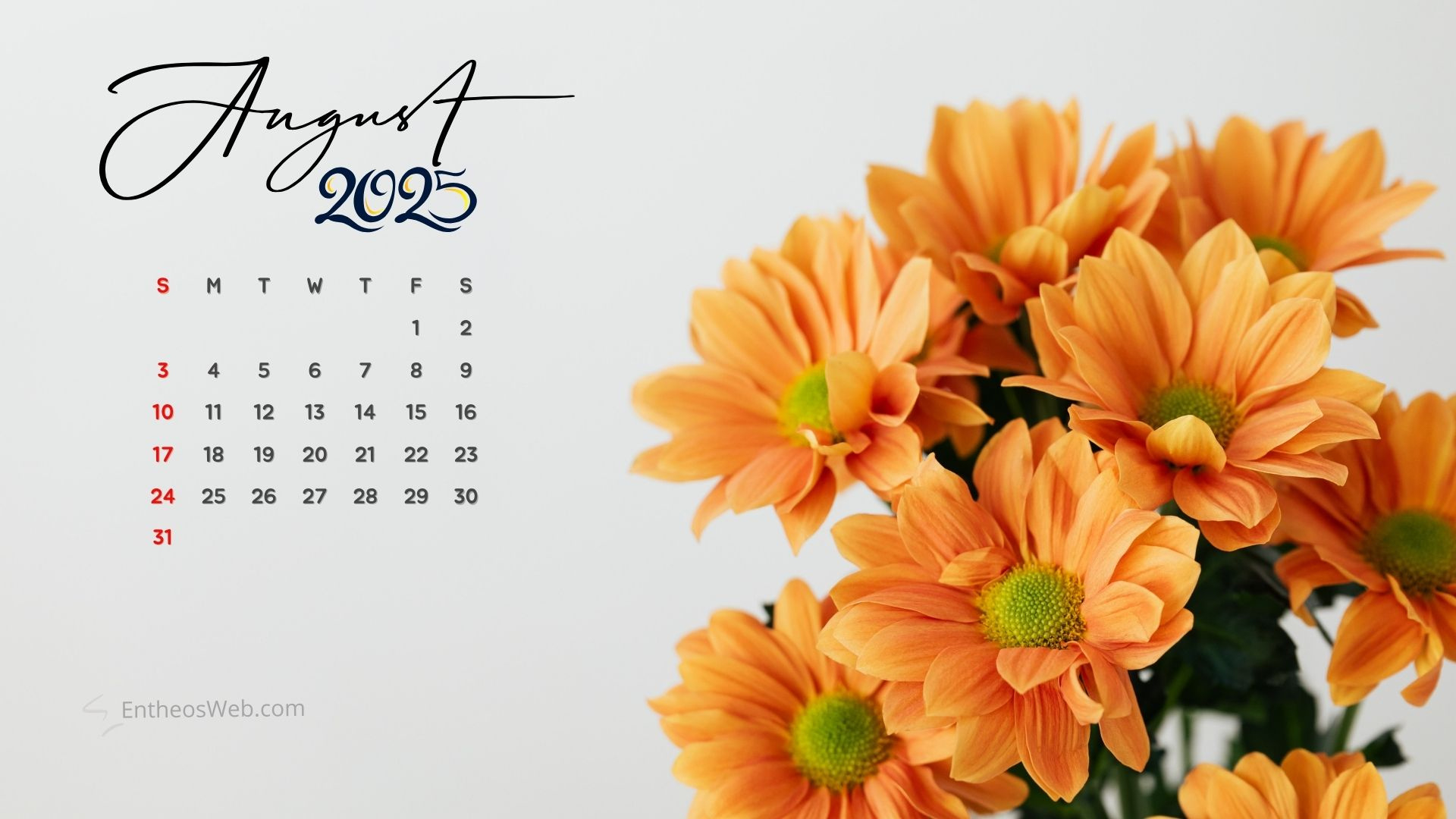 August 2025 Calendar Desktop Wallpapers &amp;amp; Screensavers | Entheosweb regarding August 2025 Calendar Wallpaper Desktop