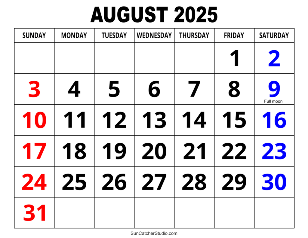 August 2025 Calendar (Free Printable) – Free Printables, Monograms Inside Calendar Page August 2025 August 2025 Calendar (Free Printable) – Free Printables, Monograms Inside Calendar Page August 2025