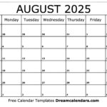 August 2025 Calendar   Free Printable With Holidays And Observances With Regard To August 22 2025 Calendar