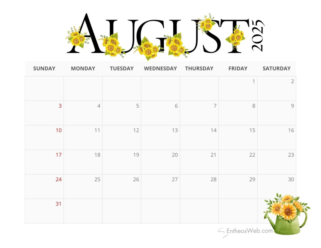 August 2025 Calendar Printables | Entheosweb Inside Printable Free August Calendar 2025 August 2025 Calendar Printables | Entheosweb Inside Printable Free August Calendar 2025