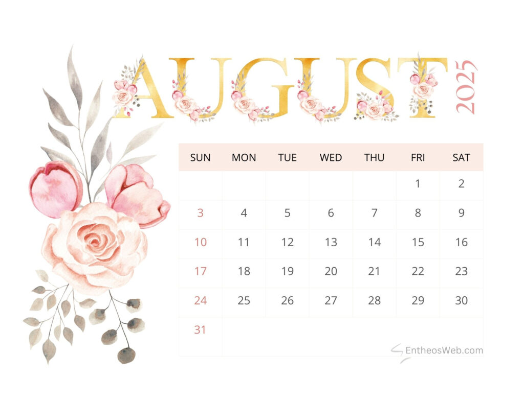 August 2025 Calendar Printables | Entheosweb Throughout August Desktop Calendar 2025 August 2025 Calendar Printables | Entheosweb Throughout August Desktop Calendar 2025