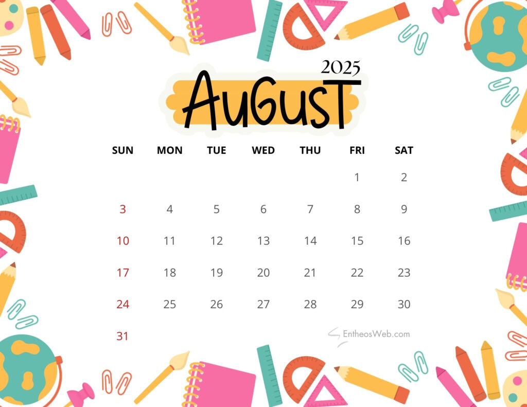 August 2025 Calendar Printables | Entheosweb Within Cute August 2025 Calendar August 2025 Calendar Printables | Entheosweb Within Cute August 2025 Calendar