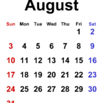 August 2025 Calendar | Templates For Pdf, Excel And Word With August 29 2025 Calendar