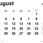 August 2025 Calendar | Templates For Pdf, Excel And Word Within August 6Th 2025 Calendar