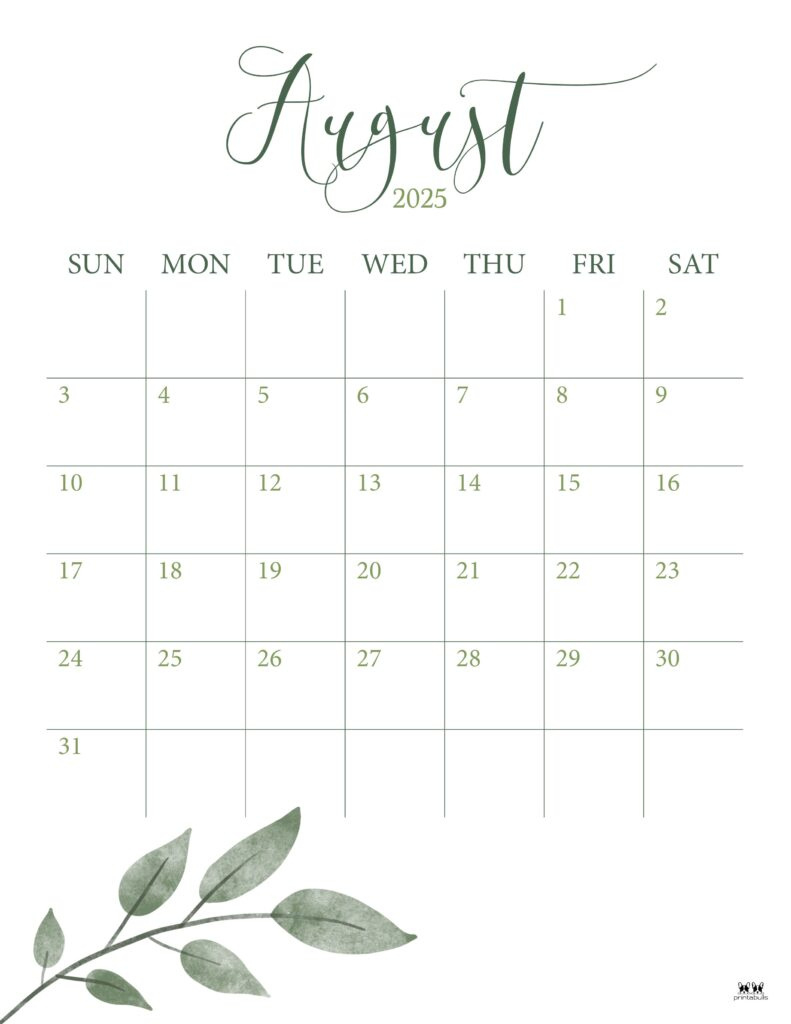 August 2025 Calendars 107 Free Printables | Printabulls Intended For Cute August Calendar 2025 Printable August 2025 Calendars 107 Free Printables | Printabulls Intended For Cute August Calendar 2025 Printable