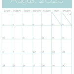 August 2025 Calendars   23 Cute Free Printable Pdfs | Saturdaygift In August 2025 Calendar Portrait