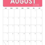 August 2025 Monthly Calendar To Print With August Bullet Journal Calendar 2025