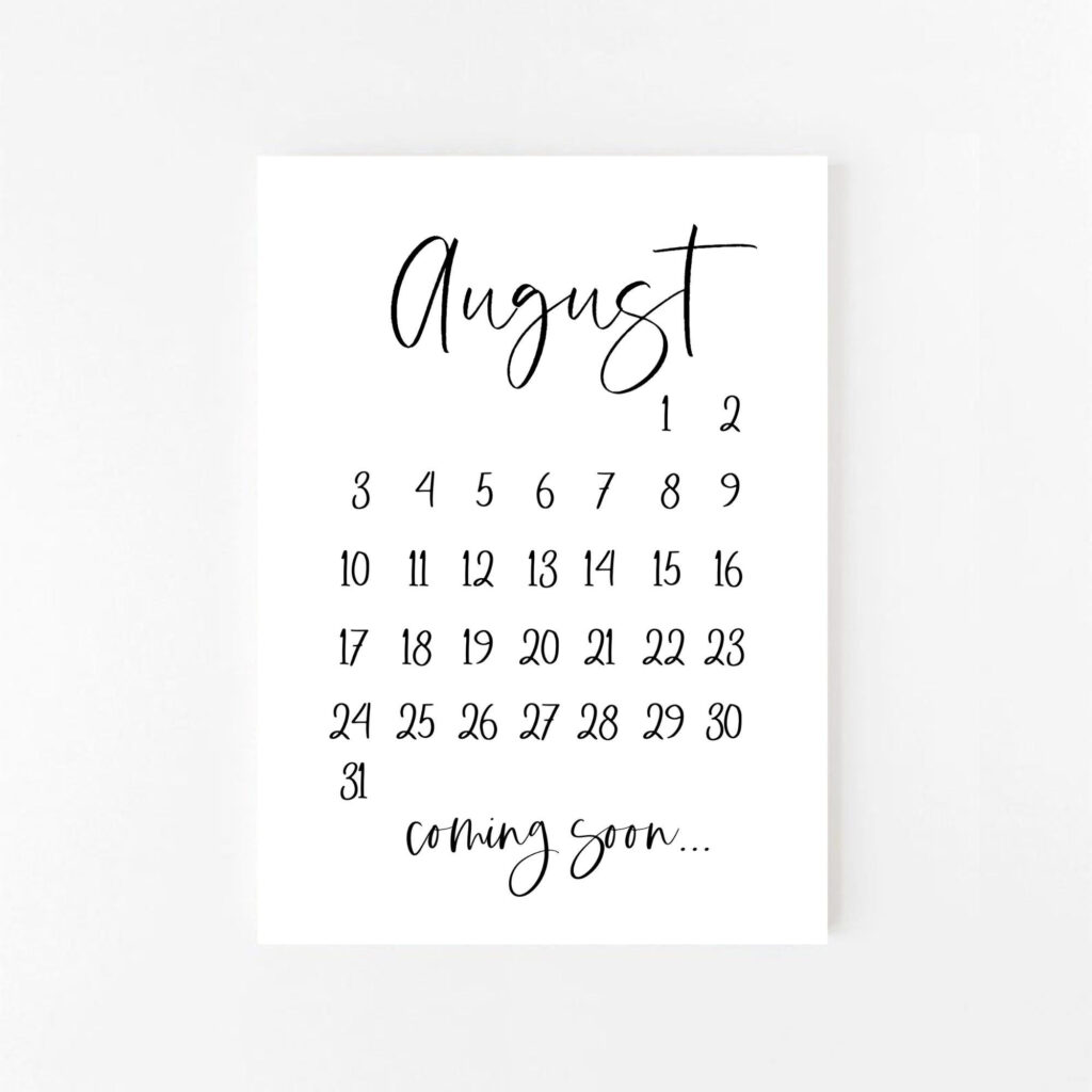 August 2025 Schwangerschaftsankündigung Printable | August Within August 2025 Calendar Save The Date August 2025 Schwangerschaftsankündigung Printable | August Within August 2025 Calendar Save The Date