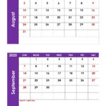 August And September 2025 Calendar Printable Pdf | Two Months Calendar Inside Calendar 2025 August And September